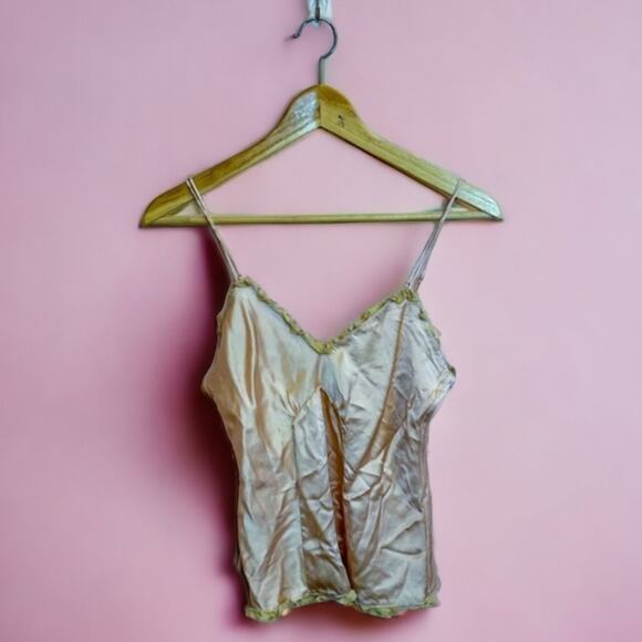 GAP Light Pink Cami Y2K Small Lingerie Tank Top Camisole - Picture 1 of 9